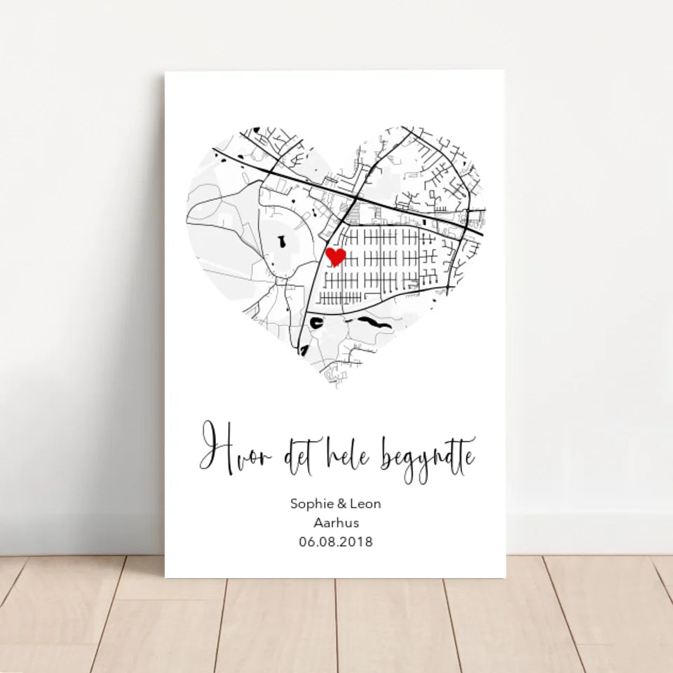 Personligt lærred “Hvor det hele begyndte”