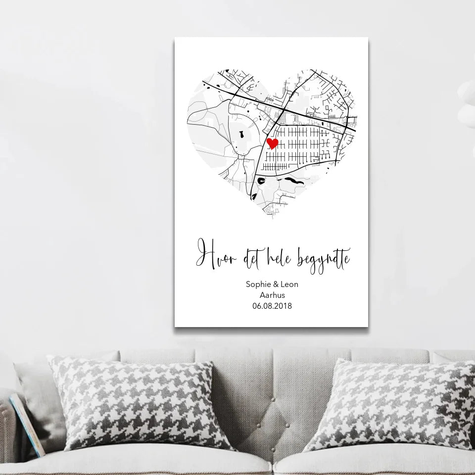 Personligt lærred “Hvor det hele begyndte”