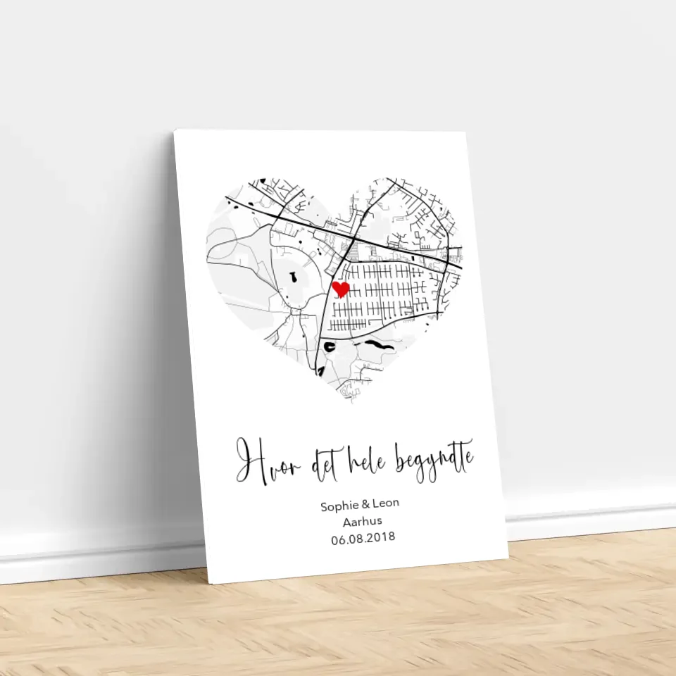 Personligt lærred “Hvor det hele begyndte”