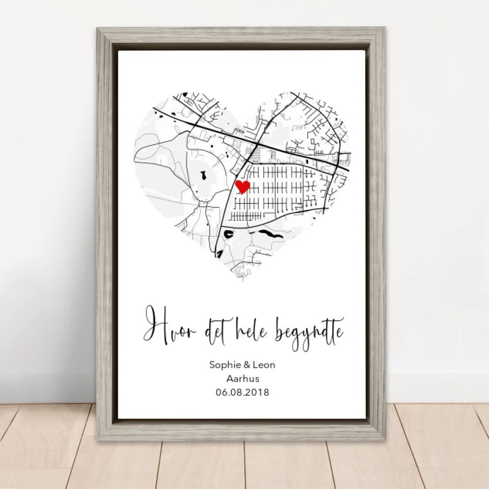 Personligt lærred “Hvor det hele begyndte”