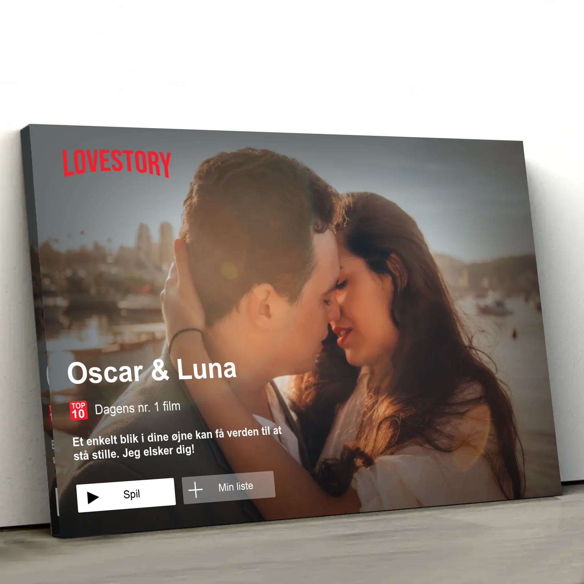 Personligt lærred “Lovestory”