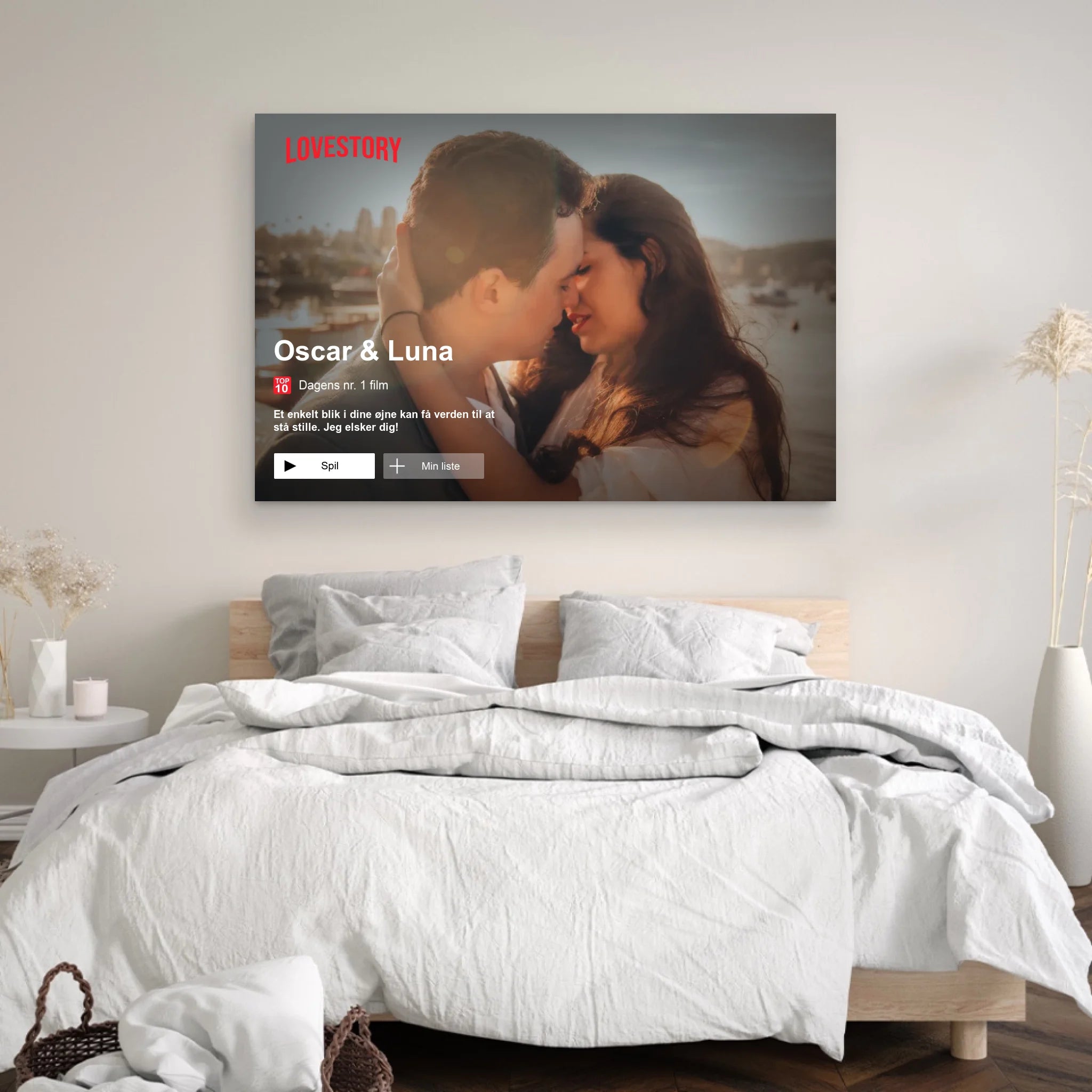 Personligt lærred “Lovestory”