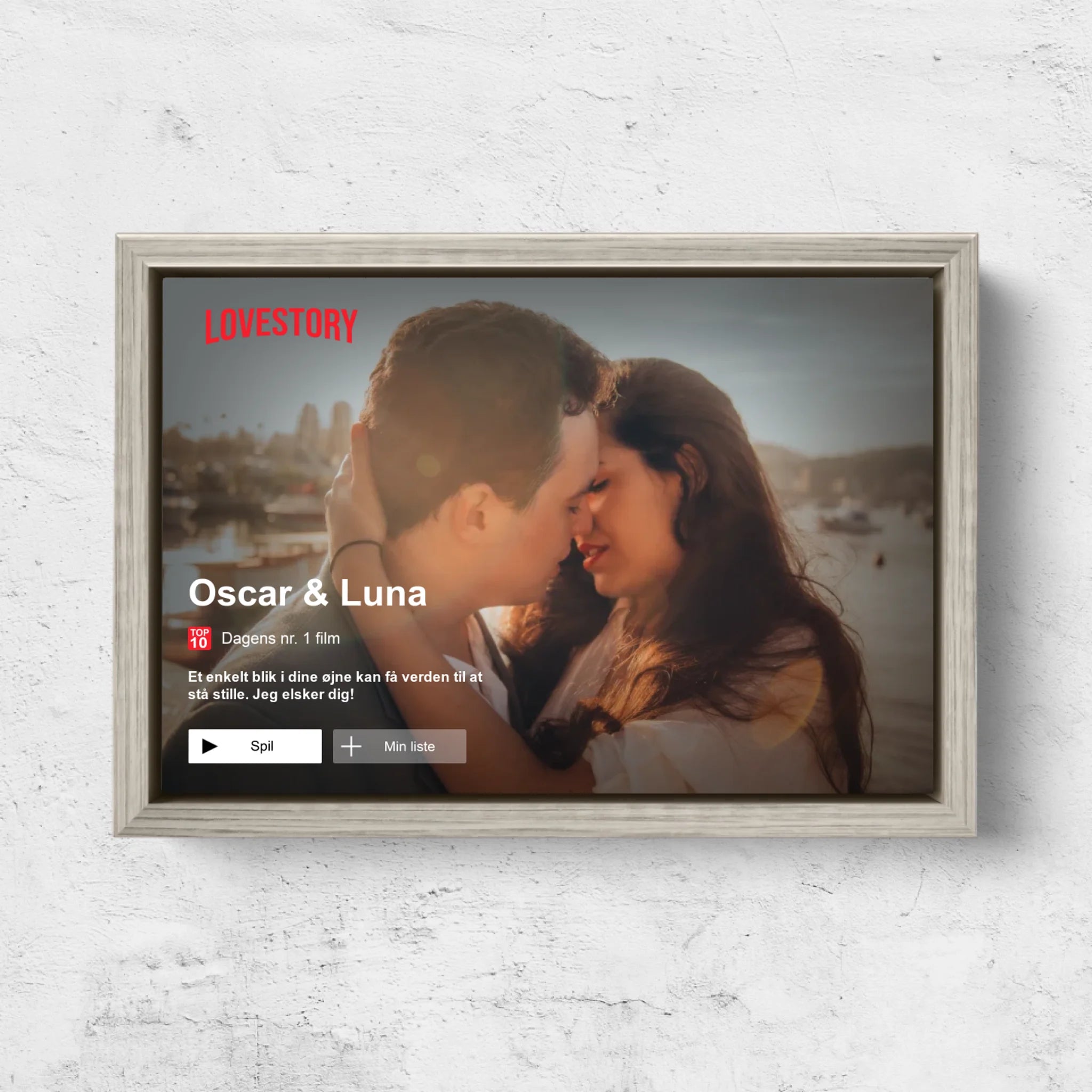 Personligt lærred “Lovestory”