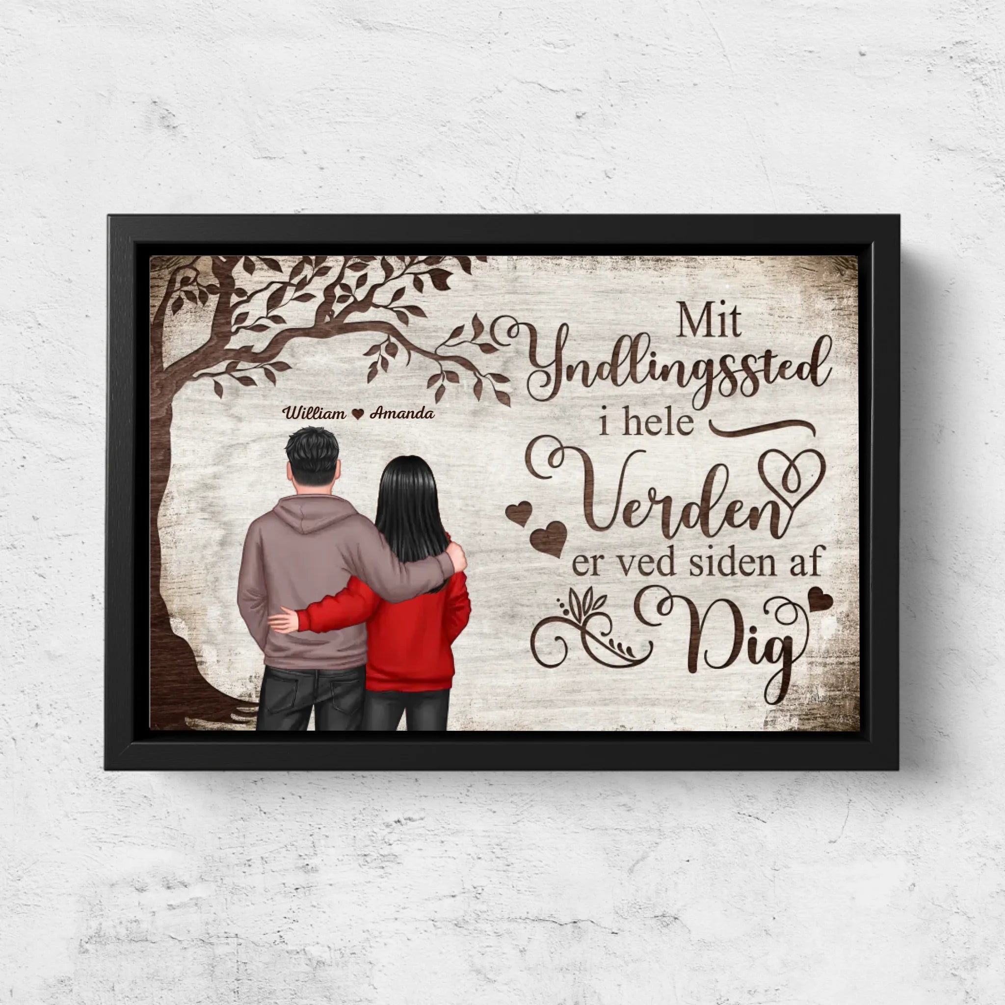 Personligt lærred “Yndlingssted - udsigt bagfra”