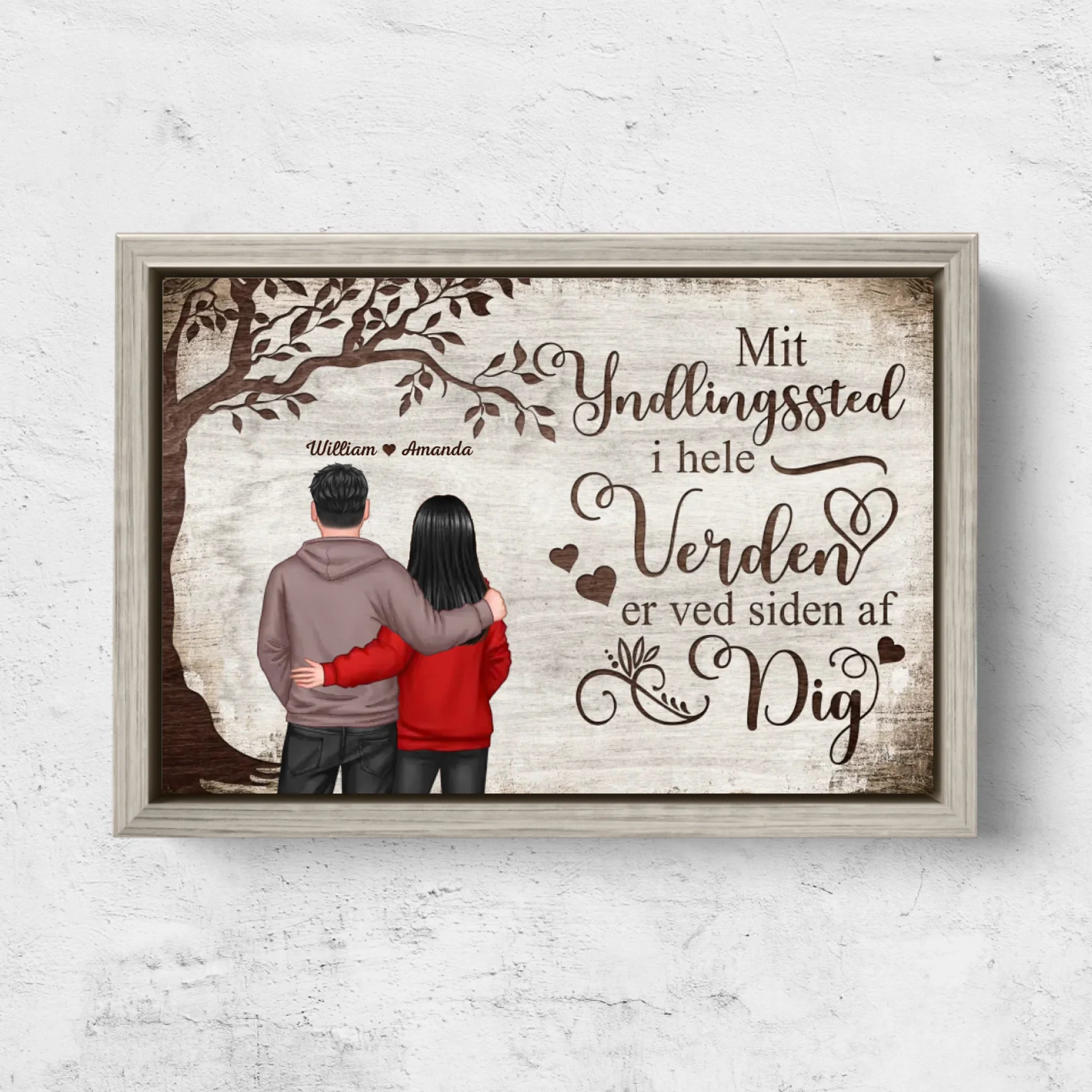 Personligt lærred “Yndlingssted - udsigt bagfra”