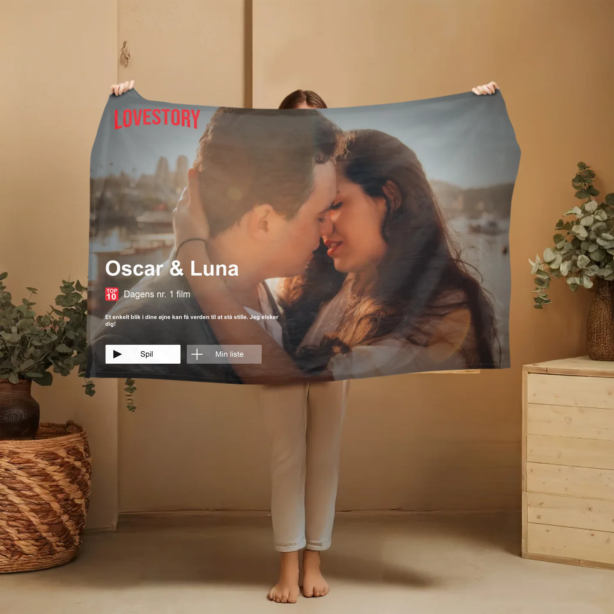 150x100 Decke gehalten