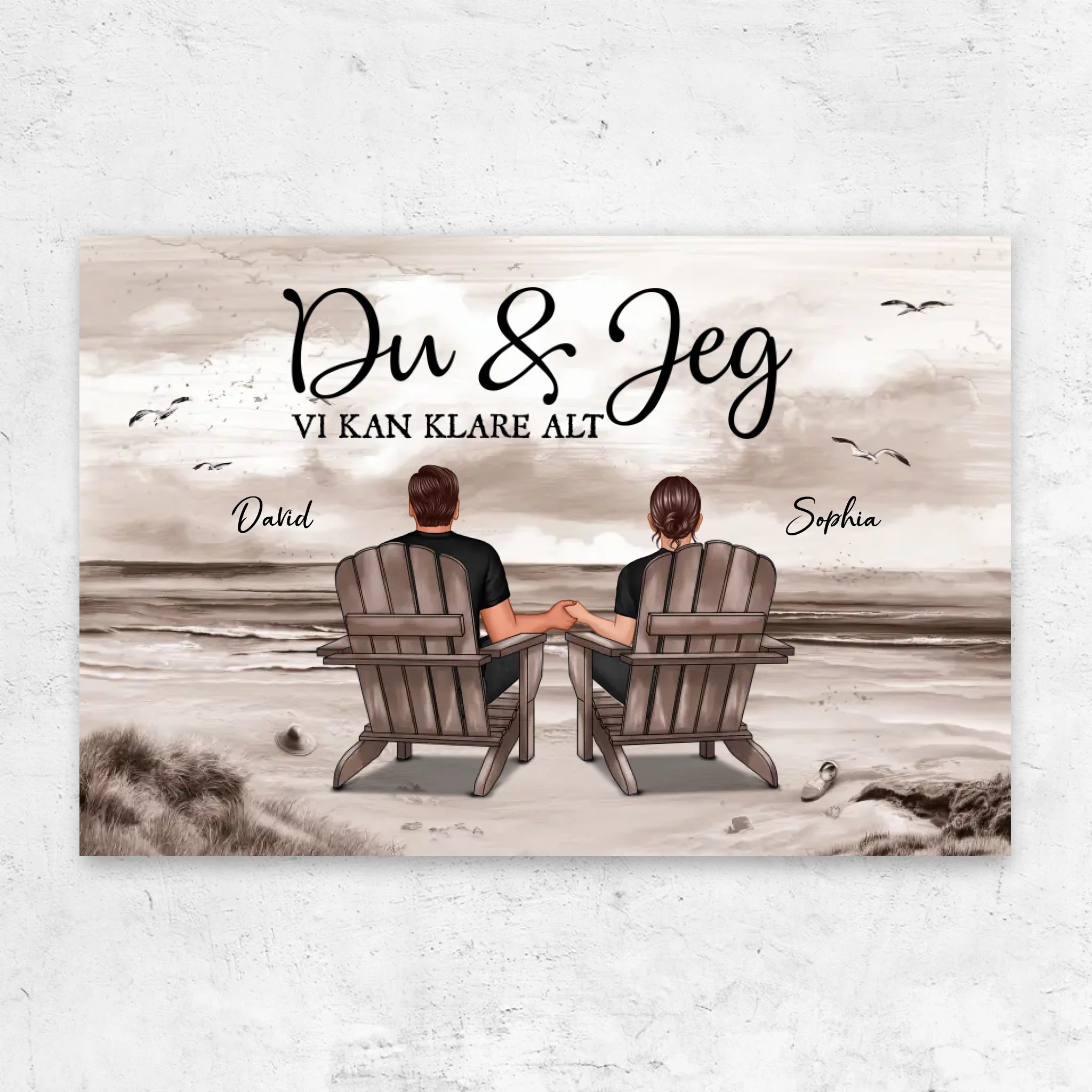 Personligt lærred “Du og jeg, vi kan gøre alt”