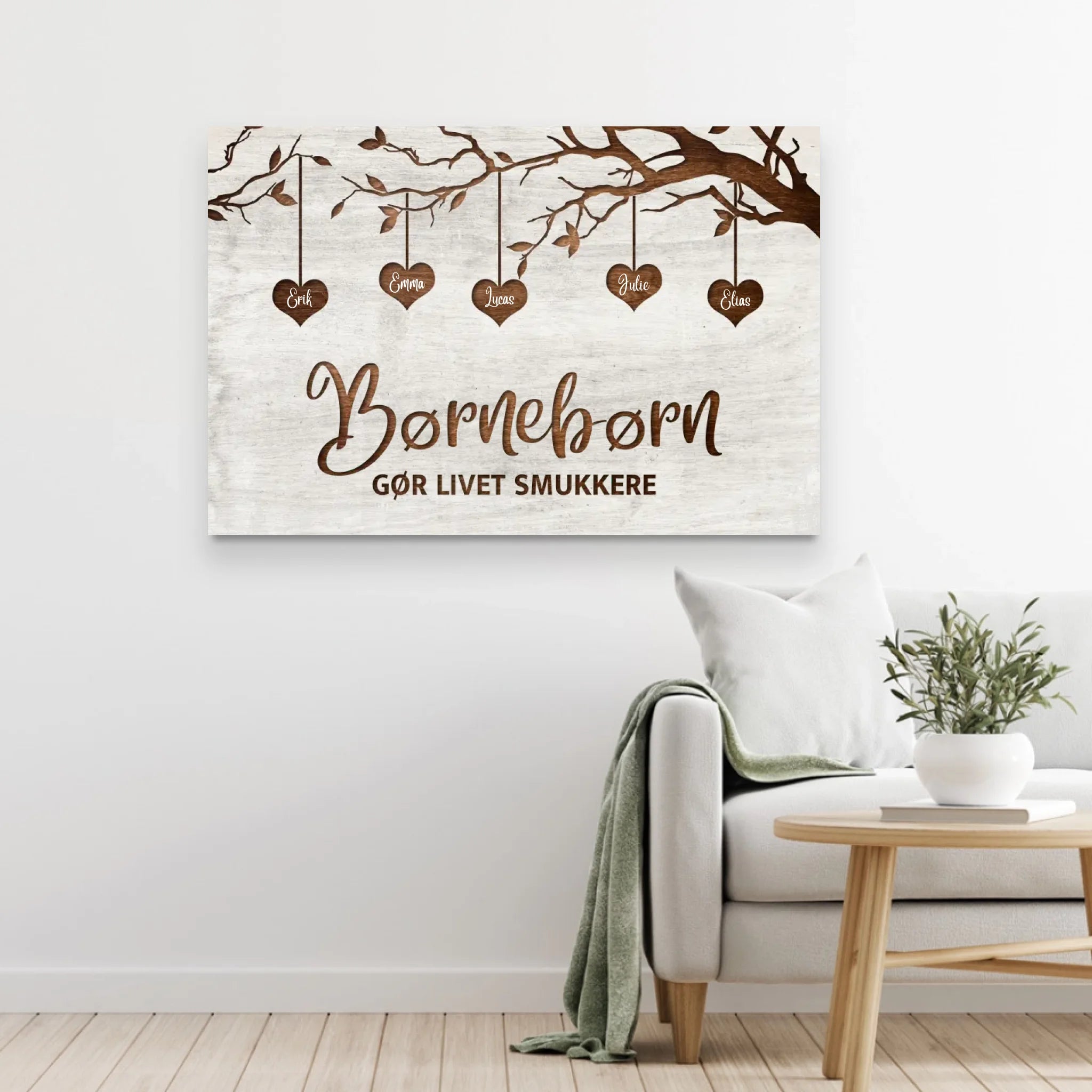 Personligt lærred "Familietræ"