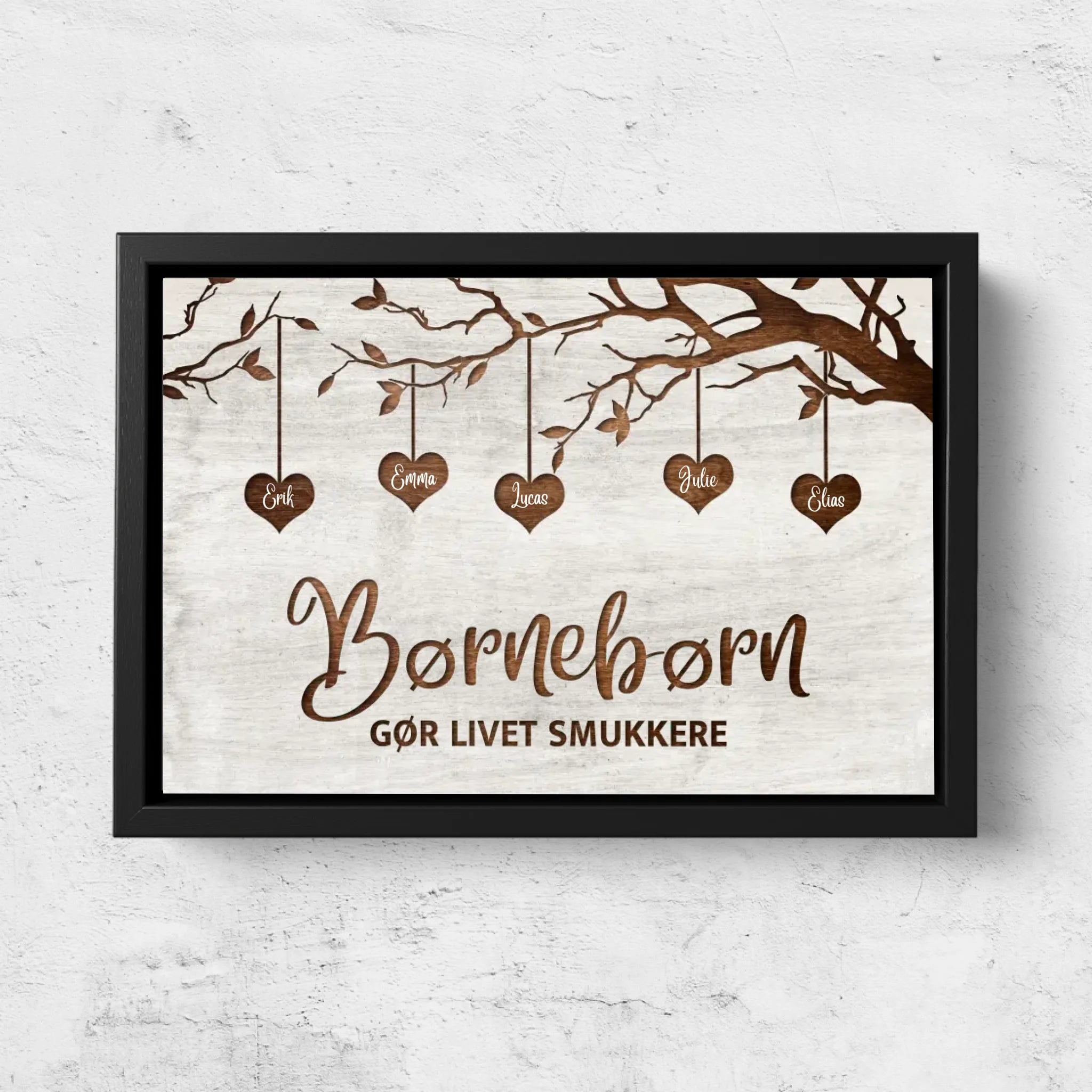 Personligt lærred "Familietræ"