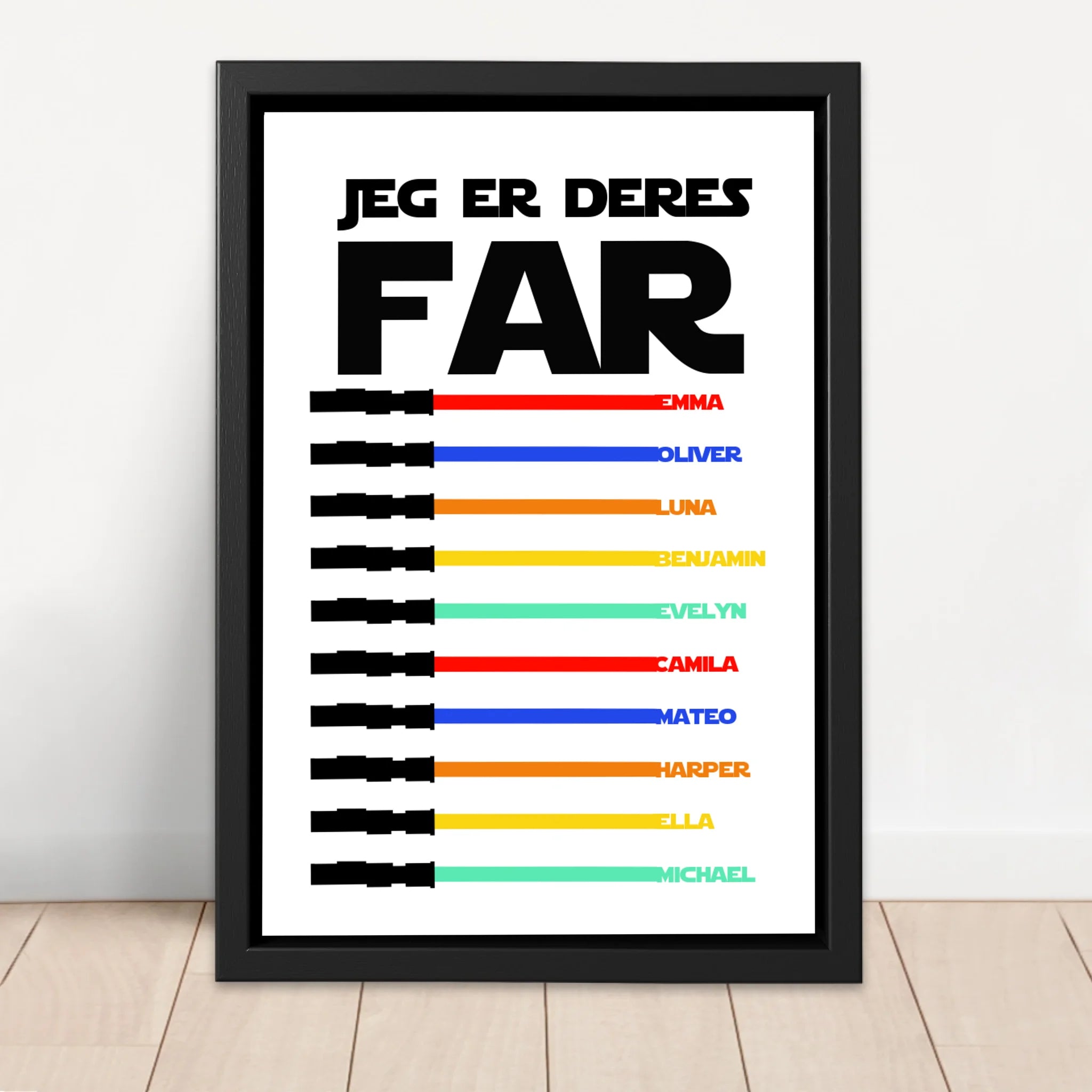 Personligt lærred "Jeg er deres far"