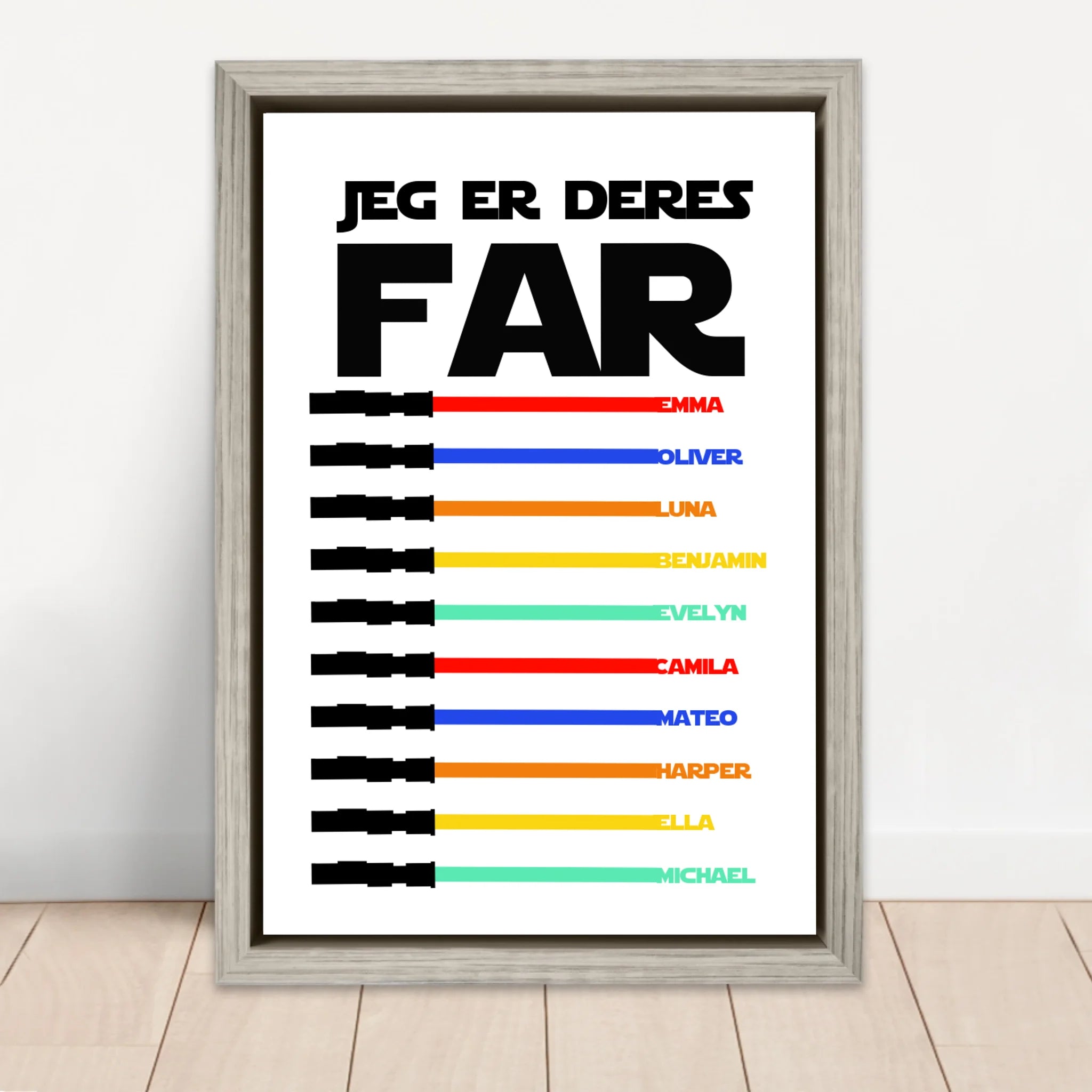Personligt lærred "Jeg er deres far"