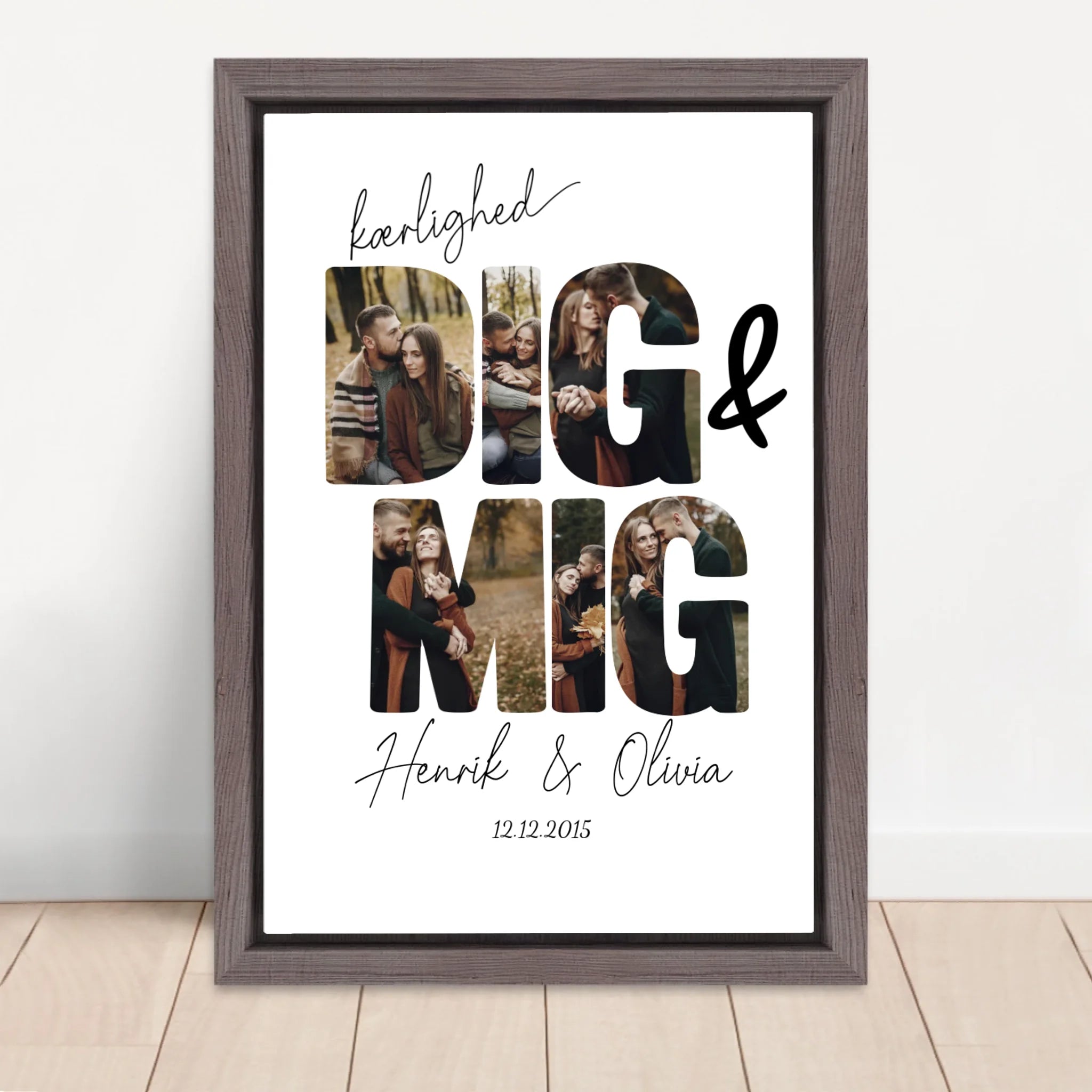 Vertical Framed Canvas-Oak 2026