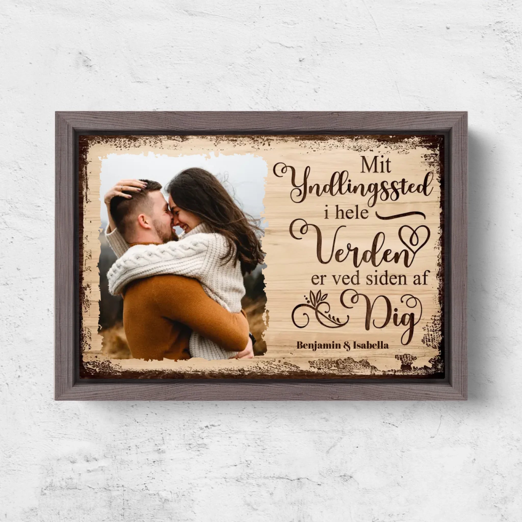 Horizontal Framd Canvas-Ovak