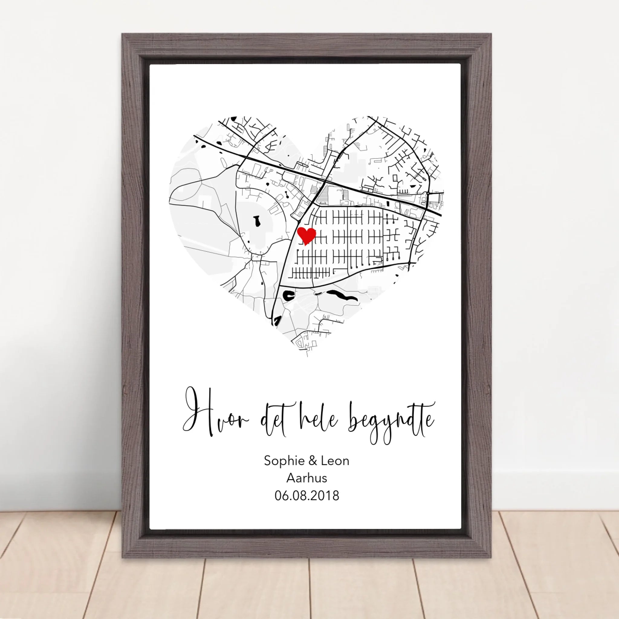 Vertical Framed Canvas-Oak 2026