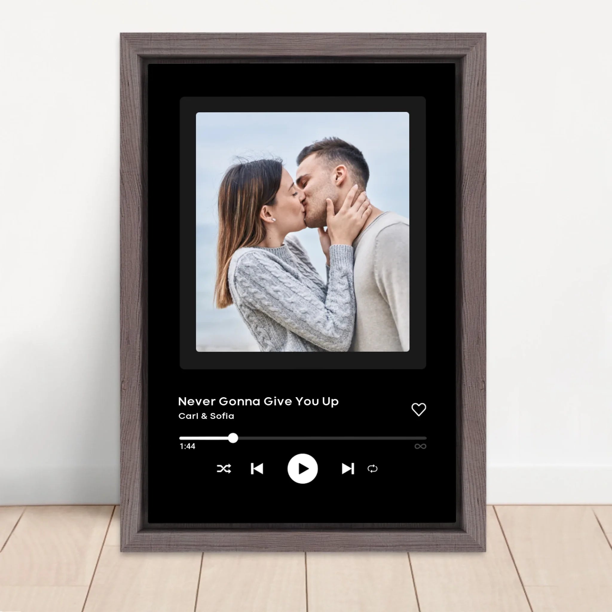 Vertical Framed Canvas-Oak 2026