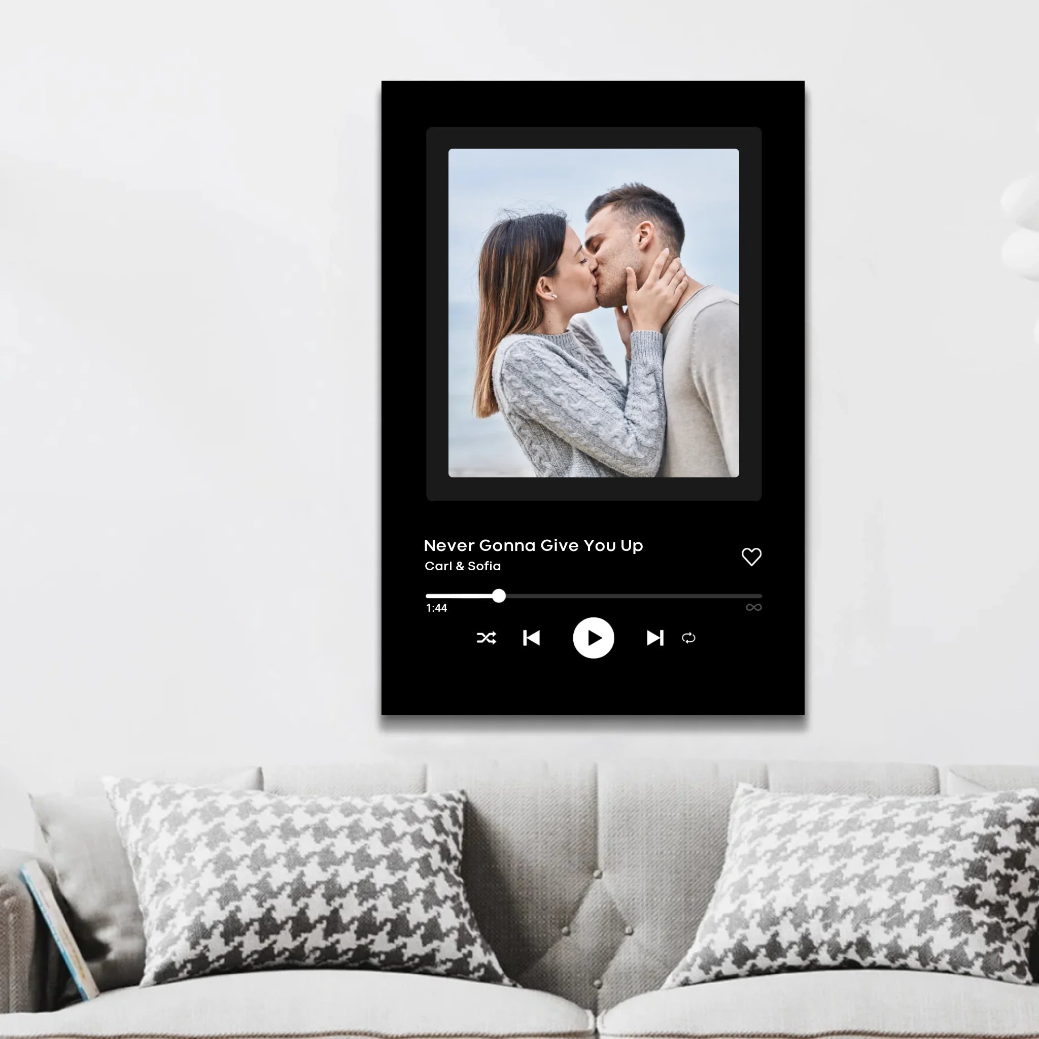 Personligt lærred “Musikcover”