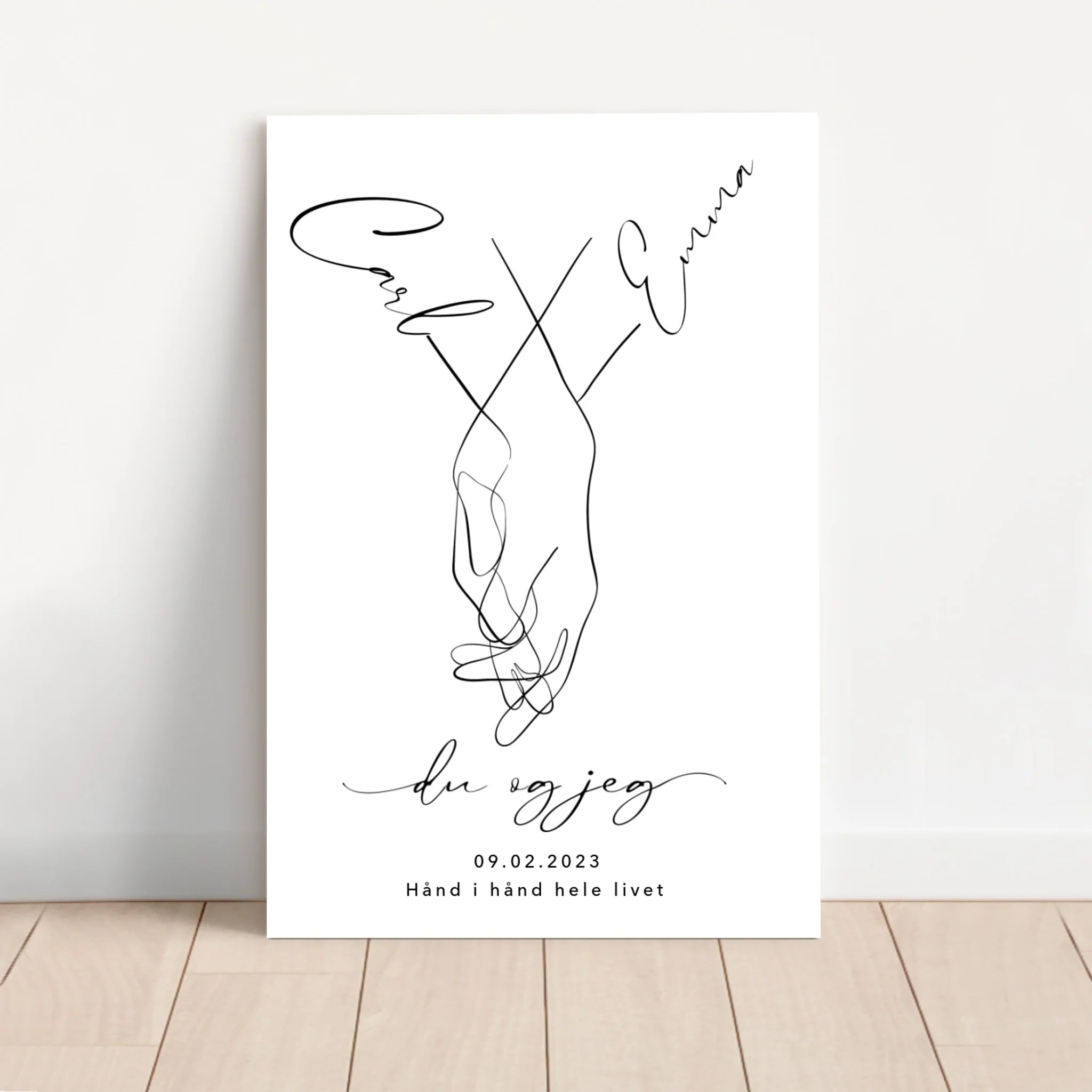 Personligt lærred “Du og jeg”