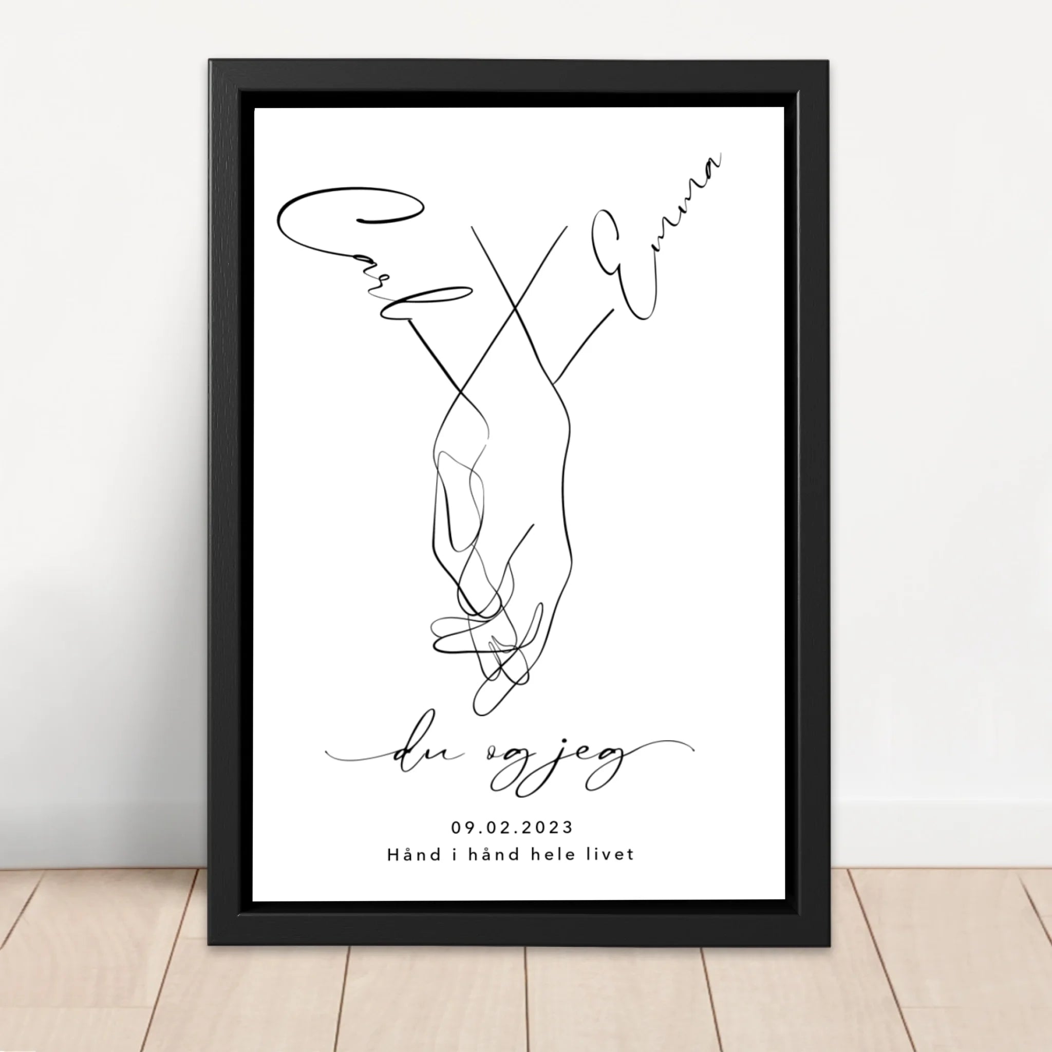 Personligt lærred “Du og jeg”