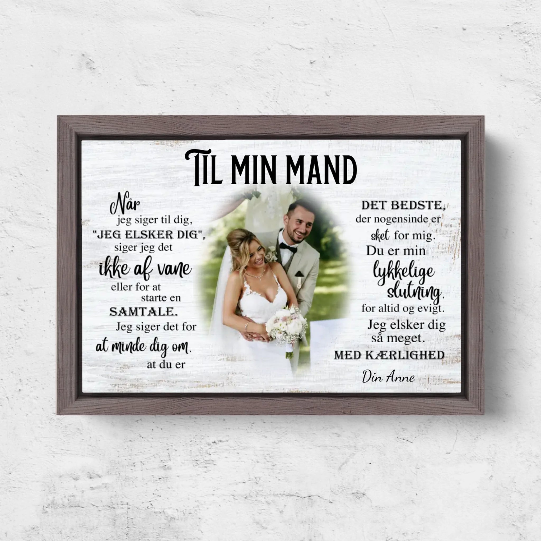 Horizontal Framd Canvas-Ovak