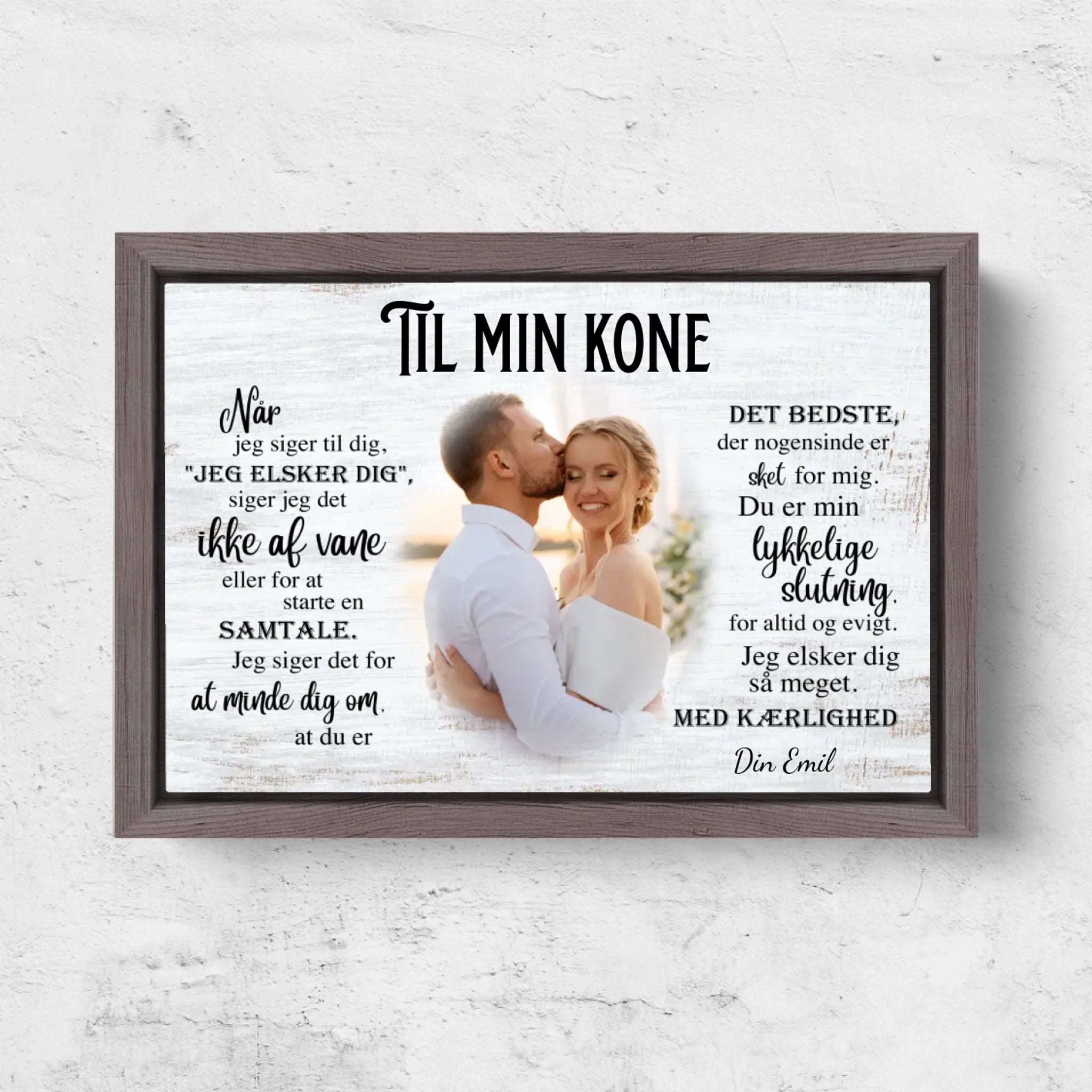 Horizontal Framd Canvas-Ovak