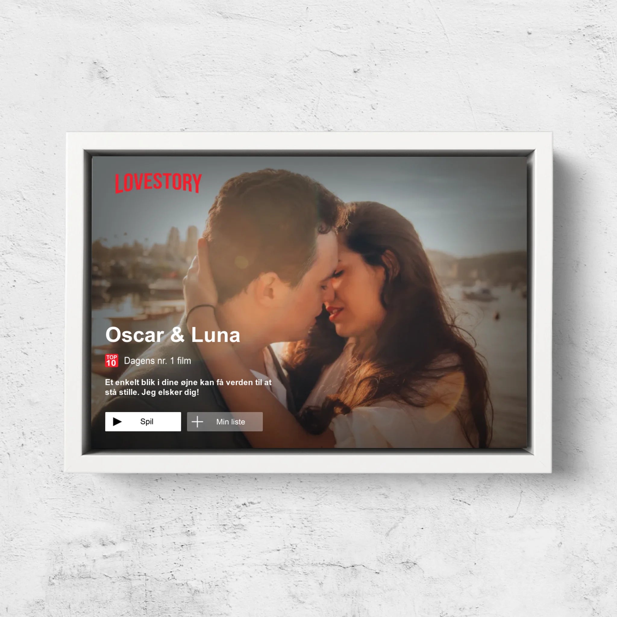 Personligt lærred “Lovestory”
