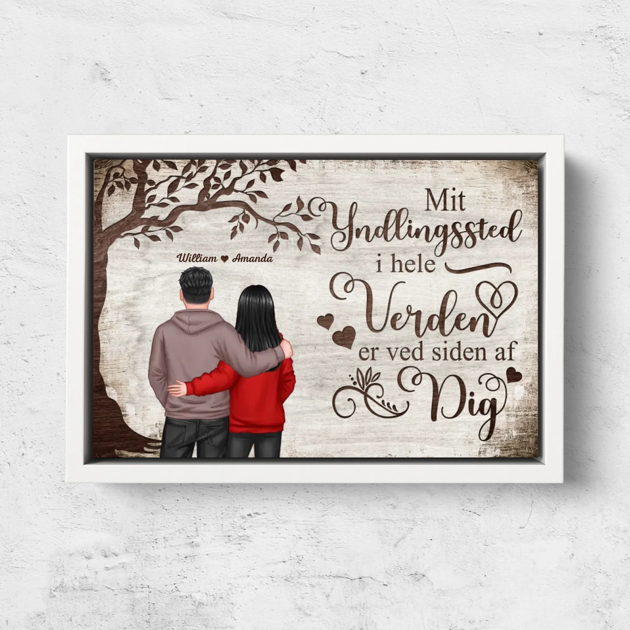 Personligt lærred “Yndlingssted - udsigt bagfra”