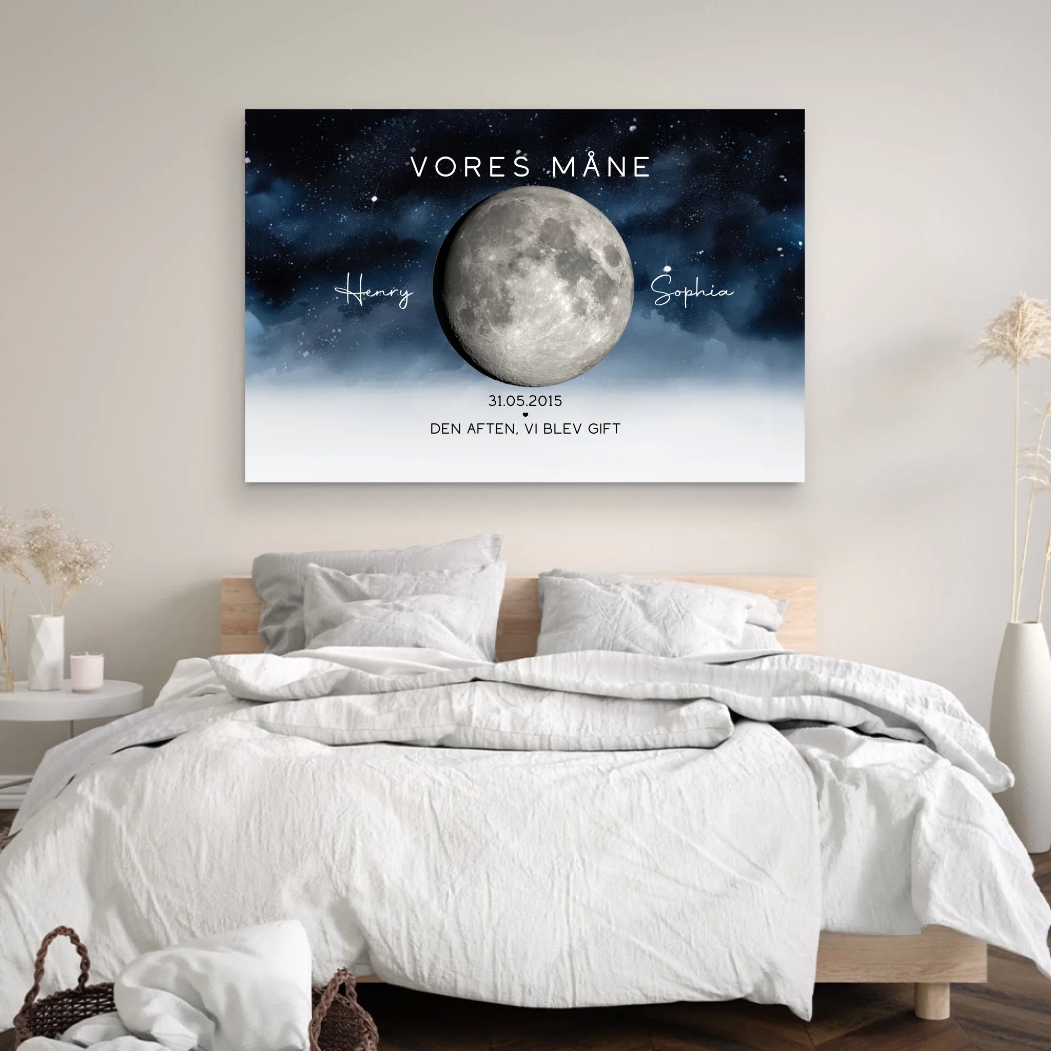 Personligt lærred “Den aften, vi blev gift”