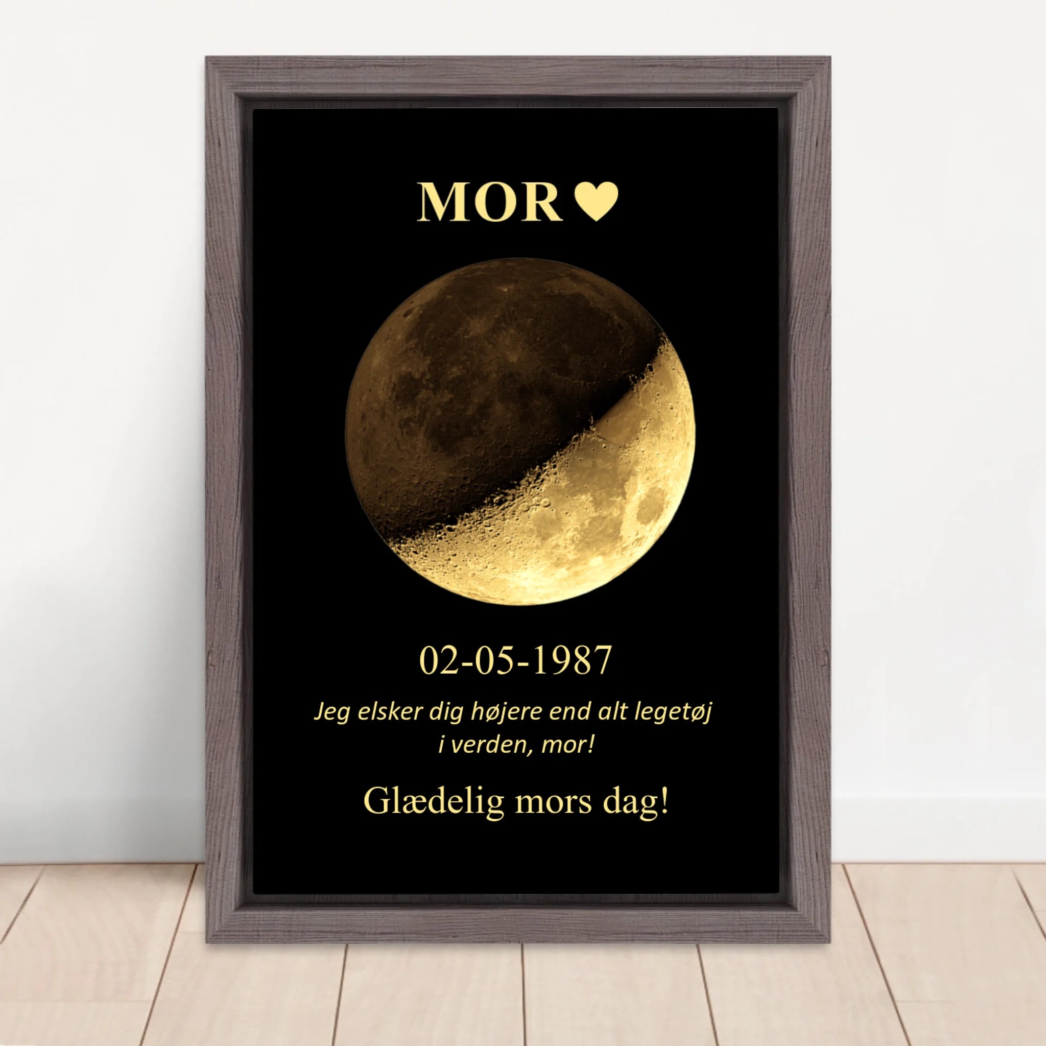 Vertical Framed  Canvas-Oak 2026