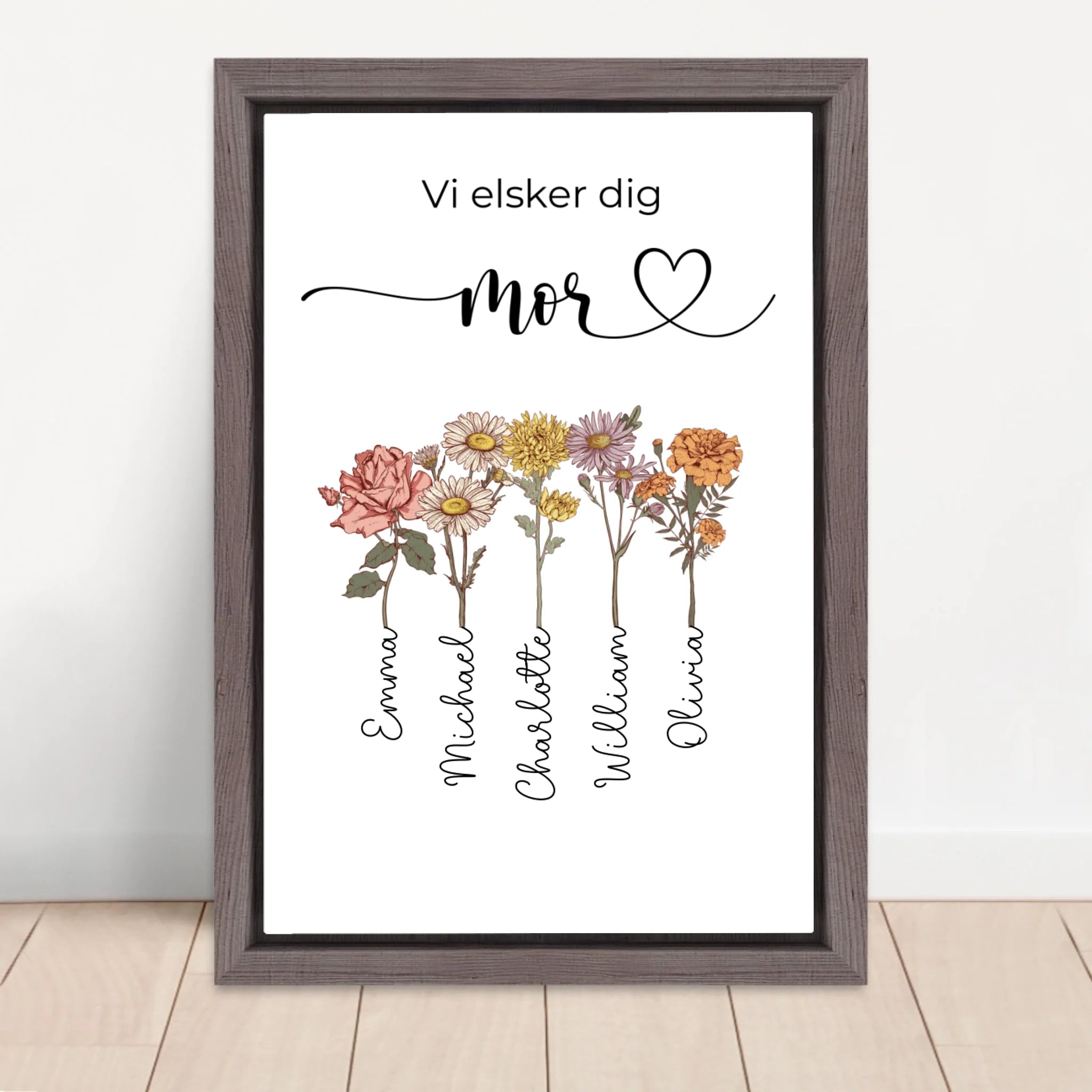 Vertical Framed  Canvas-Oak 2026