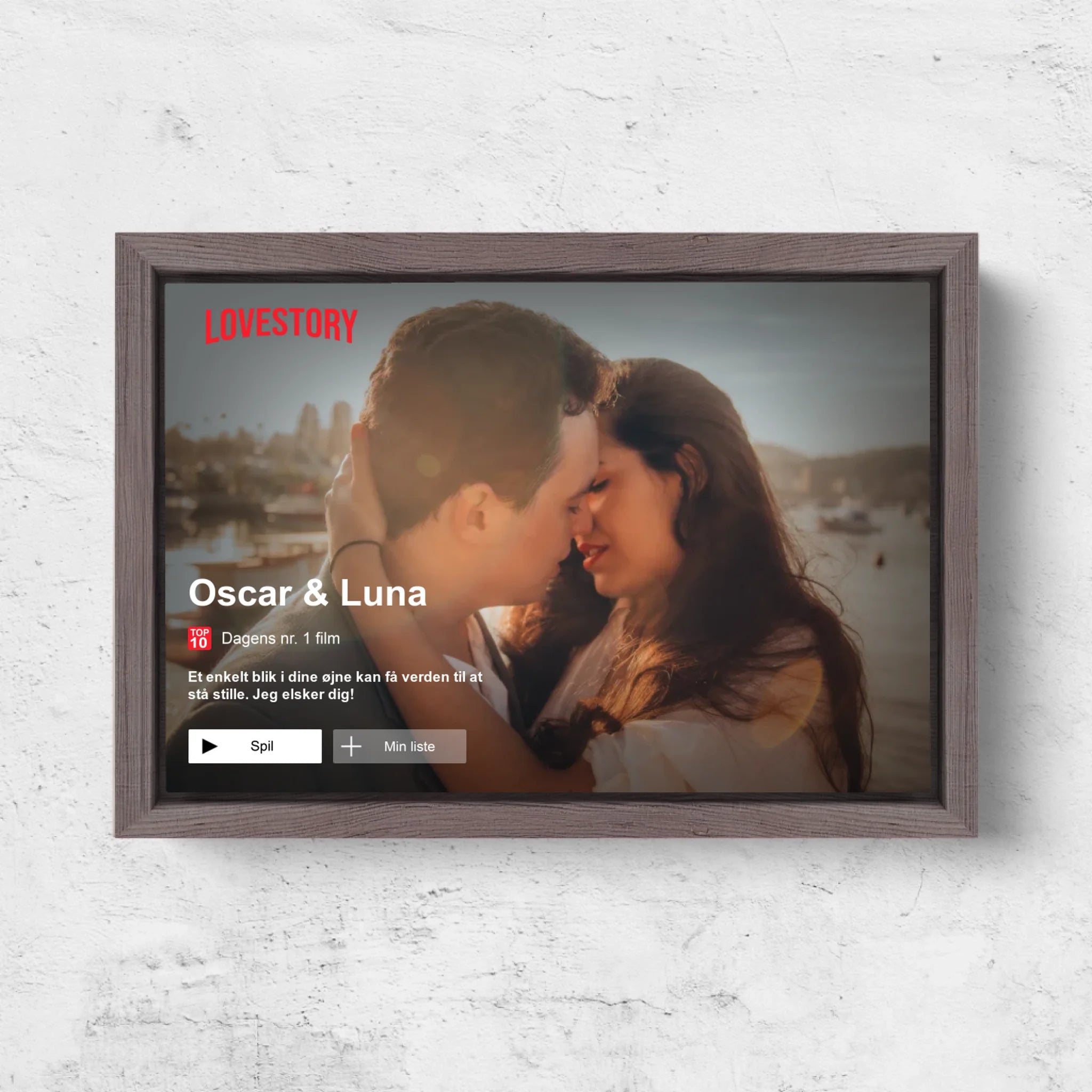 Horizontal Framd Canvas-Ovak