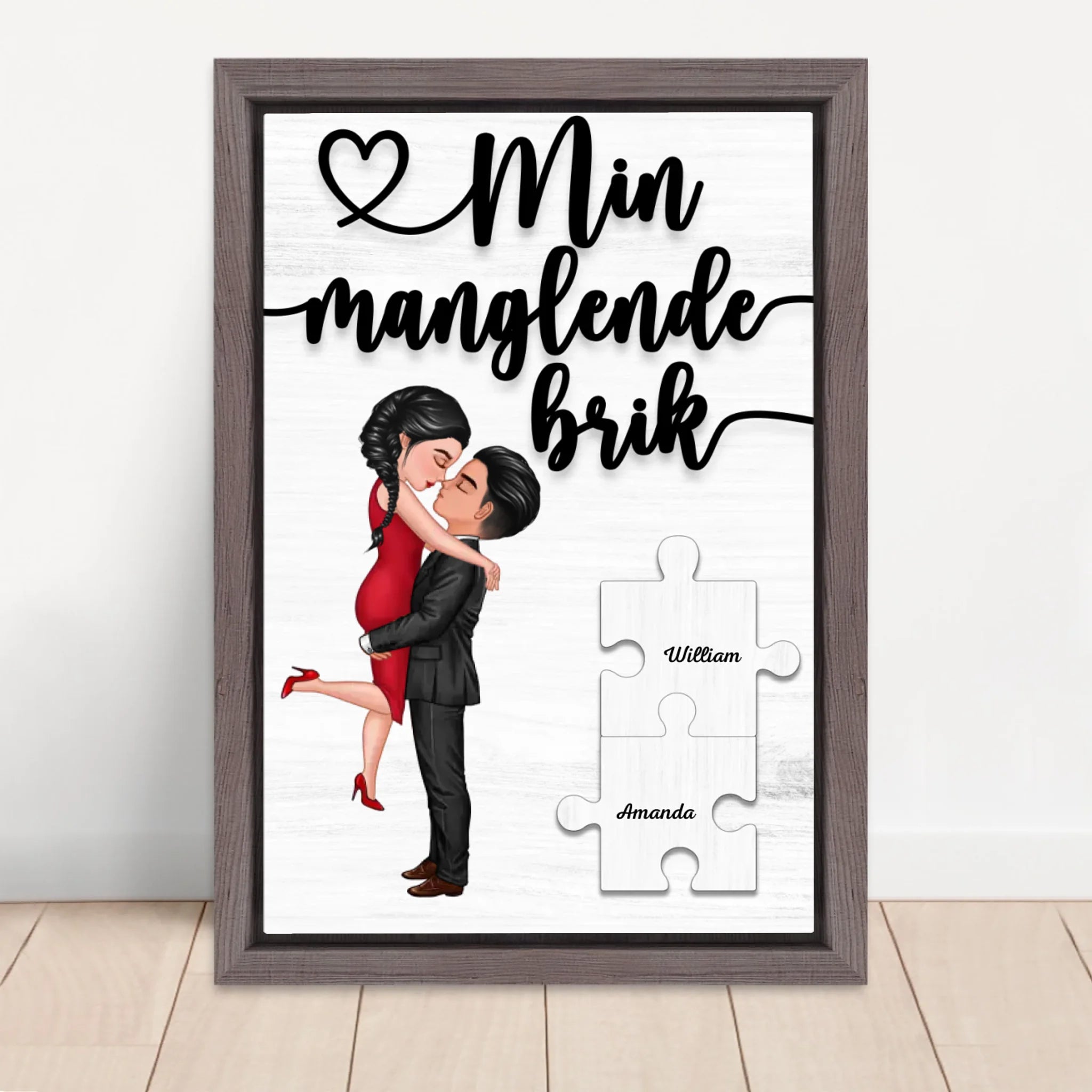 Vertical Framed  Canvas-Oak 2026