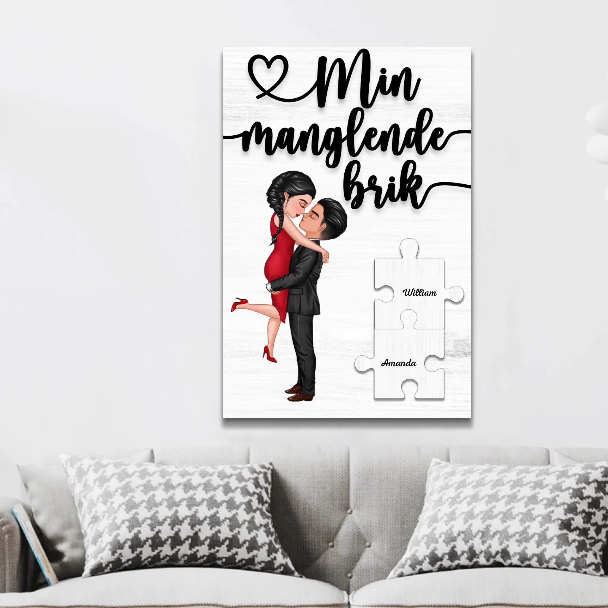 Personligt lærred “Det manglende stykke”