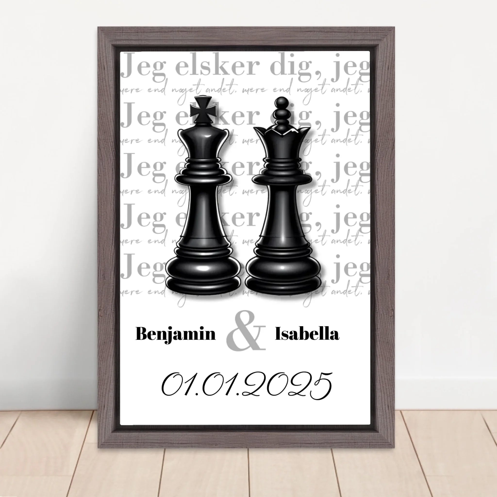 Vertical Framed  Canvas-Oak 2026