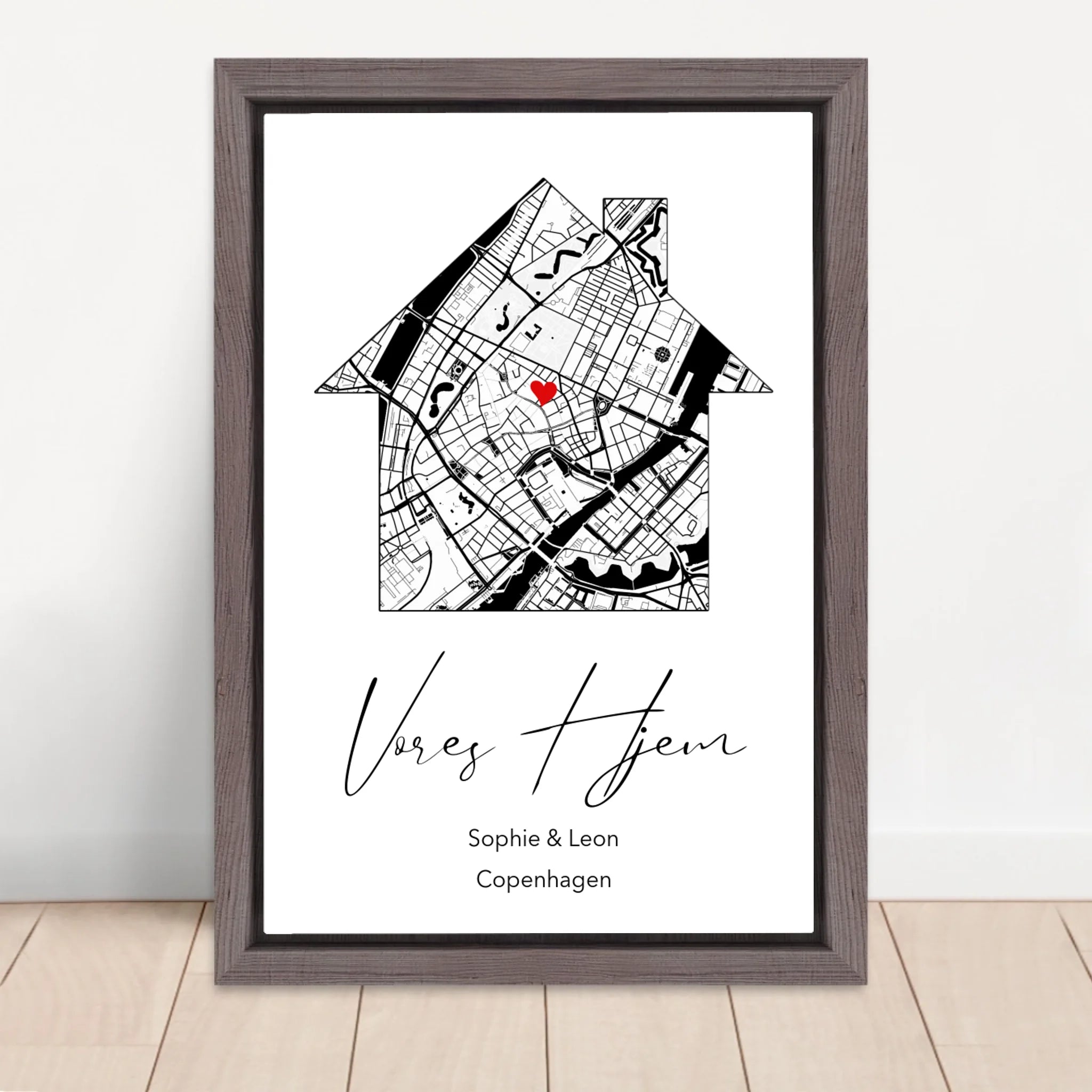 Vertical Framed  Canvas-Oak 2026