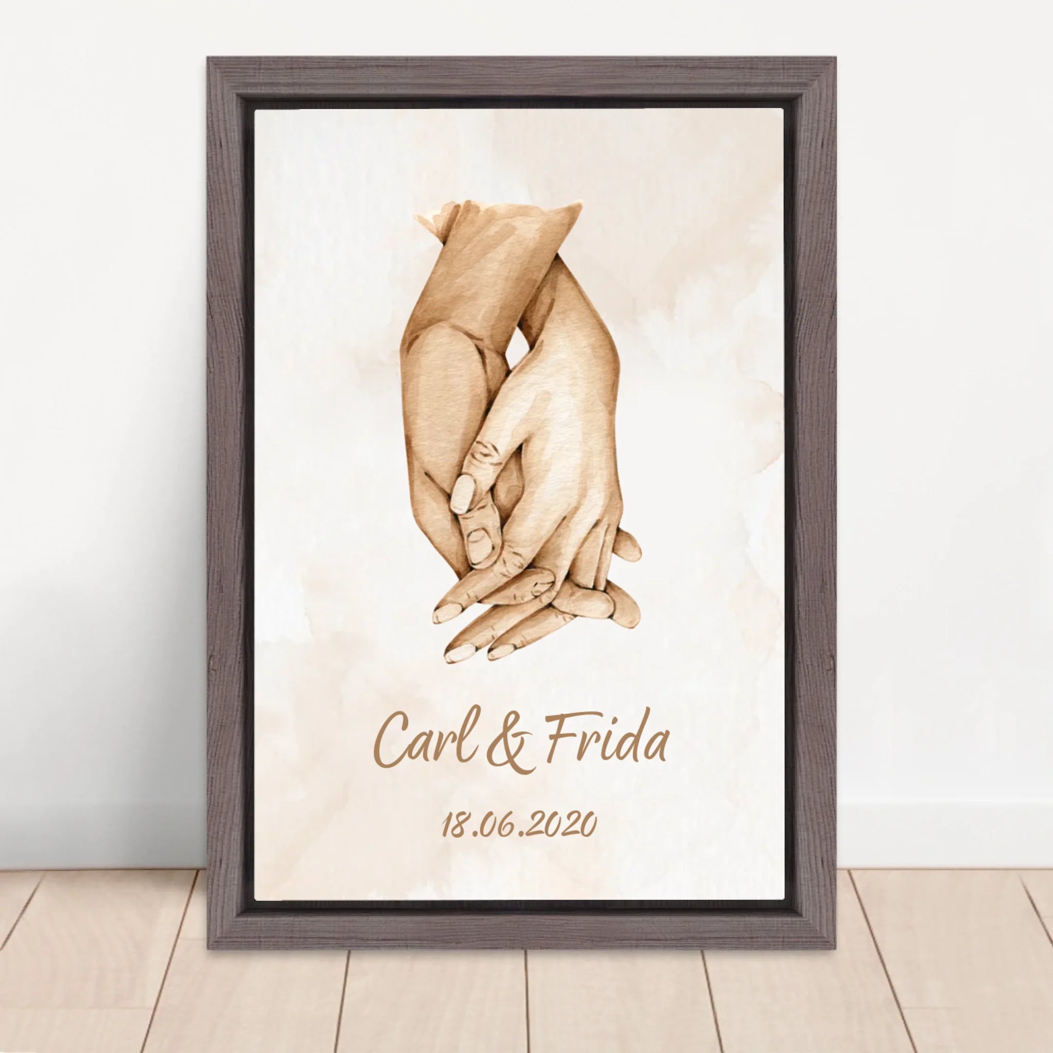 Vertical Framed  Canvas-Oak 2026