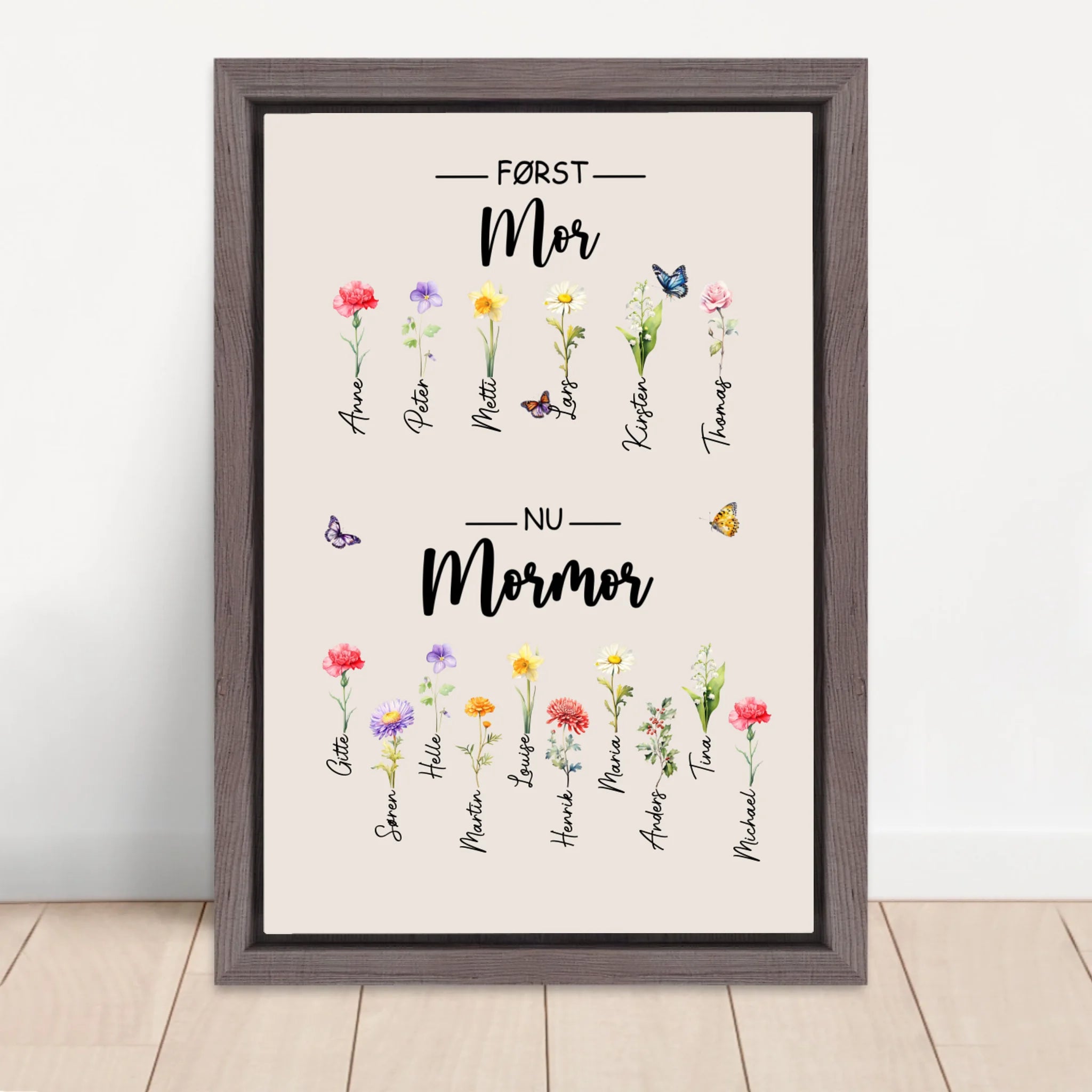 Vertical Framed  Canvas-Oak 2026