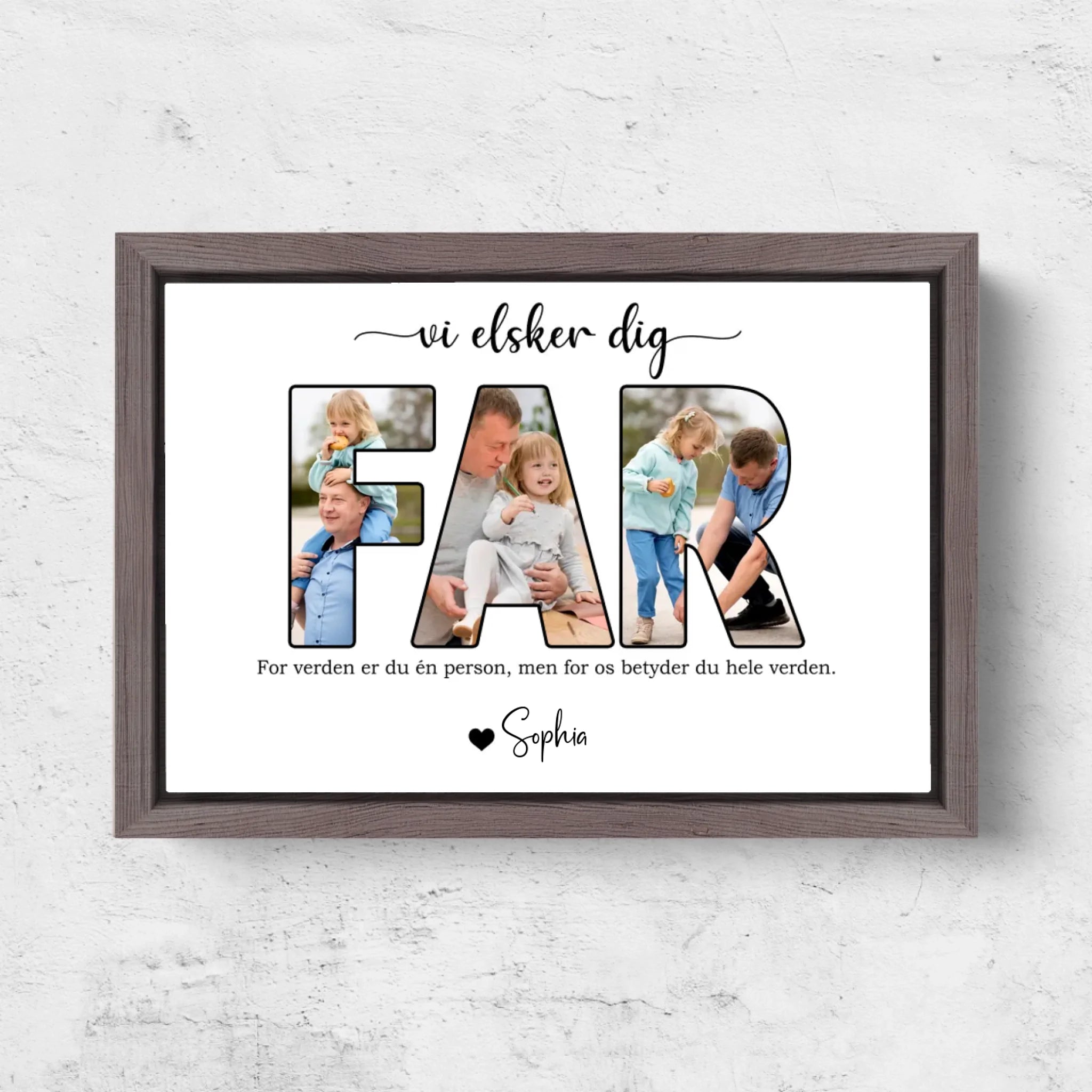 Horizontal Framd Canvas-Ovak