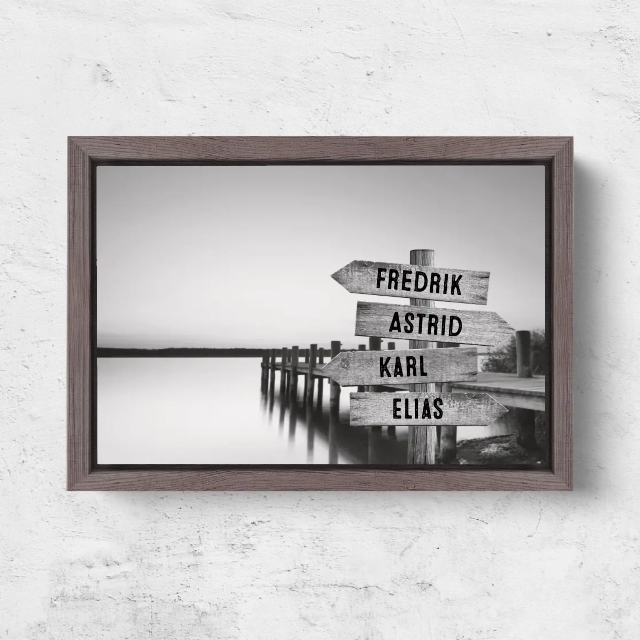 Horizontal Framd Canvas-Ovak